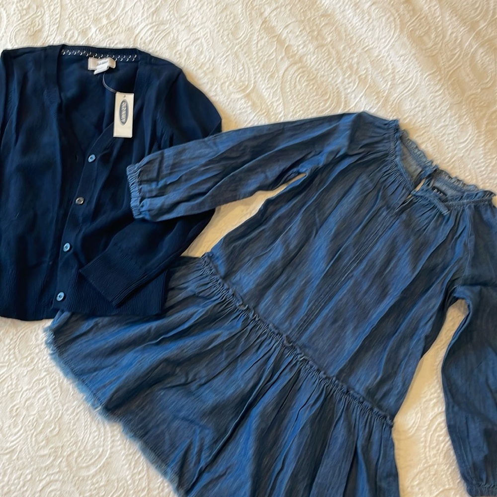 Gap Sweet Denim Dress & Sweater